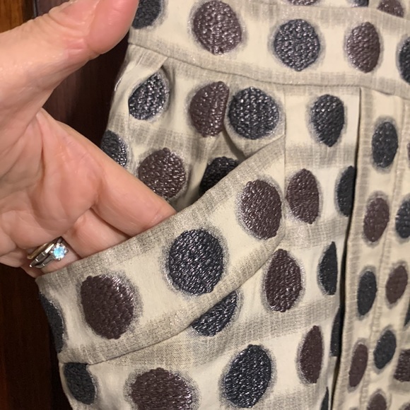 JAMES COVIELLO ANTHROPOLOGIE STRAPPY SEXY COCKTAIL DRESS, DOTS - Picture 7 of 16